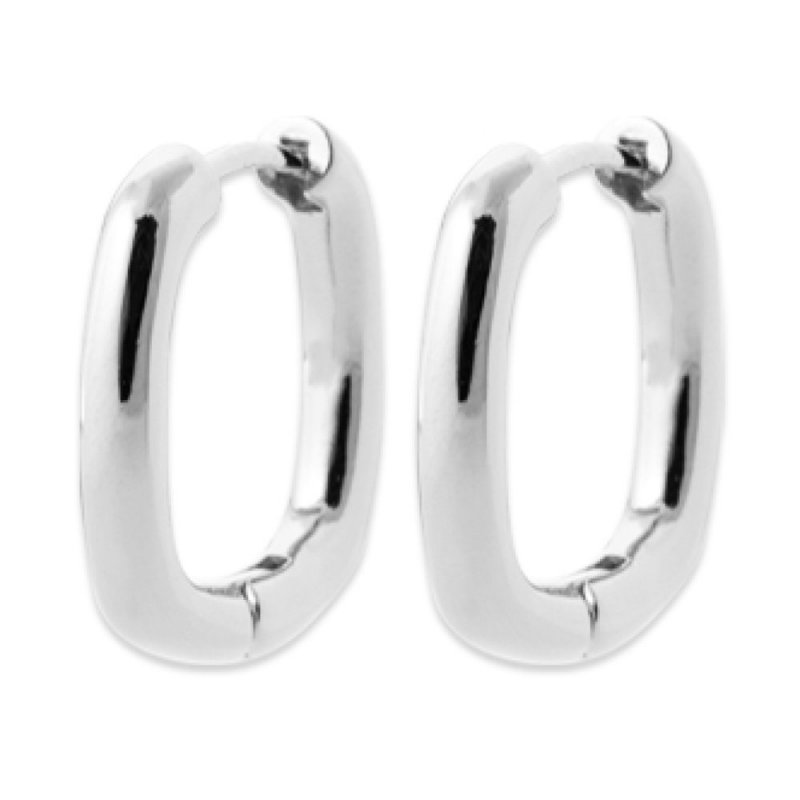 ChicSilver Mini Creole Argent 925 Massif 10 MM Femme Petite Hoop