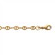 Bracelet chaîne Grain De Café 2mm Plaqué Or - Femme - 18cm