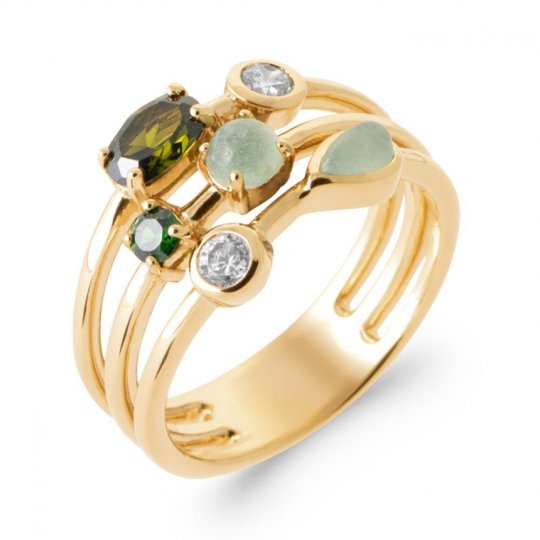 Bague Plaqué or 750/000...