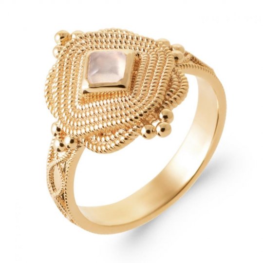 Bague Plaqué or 750/000...