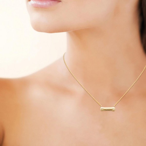 Collier Capsule intemporelle Plaqué or 45cm