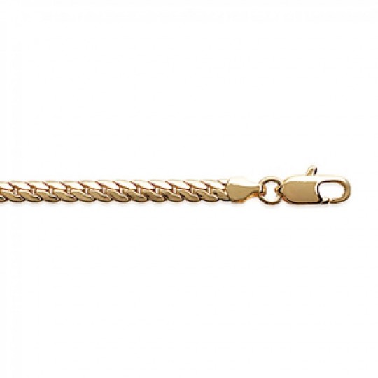 Bracelet chaîne Gourmette Plaqué Or - Femme - 18cm