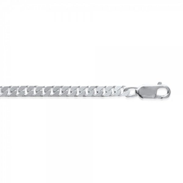 Bracelet chaîne Gourmette Argent Massif - Homme - 21cm