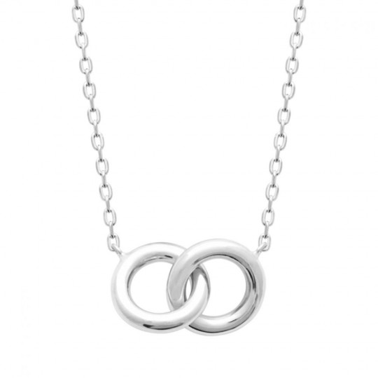Collier Anneaux enlacés...