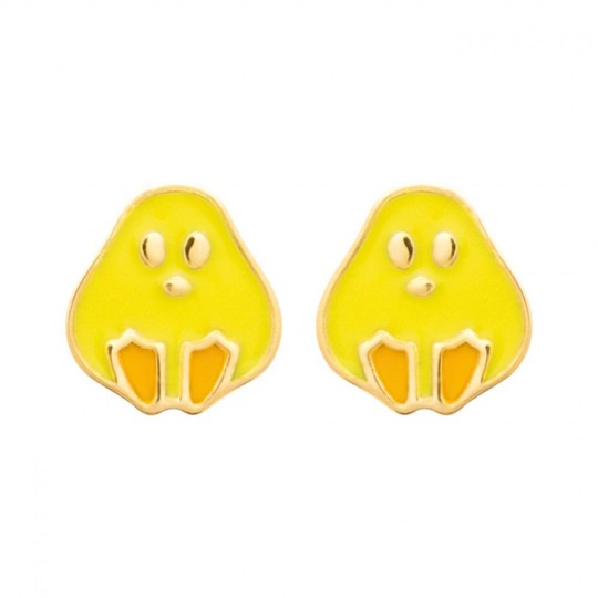 Boucles d'oreilles Poussin...
