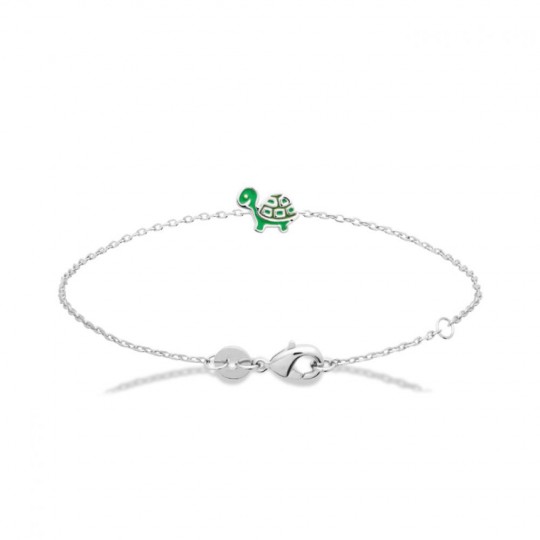 Bracelet Tortue Argent...
