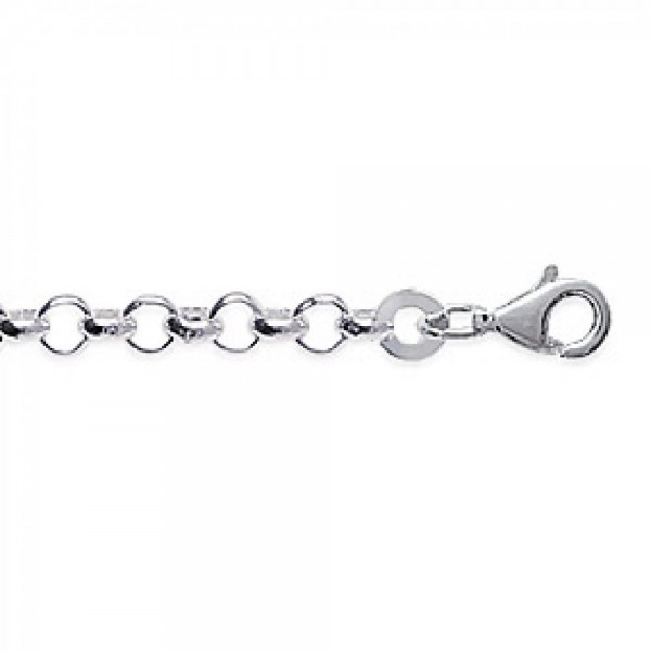 Bracelet chaîne Jaseron Argent Massif - Femme - 18cm