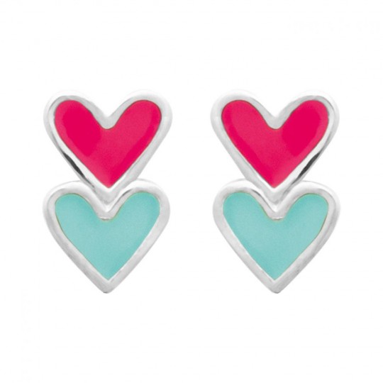 Boucles d'oreilles Coeur...