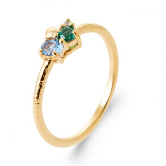 Bague Martelé Plaqué or...