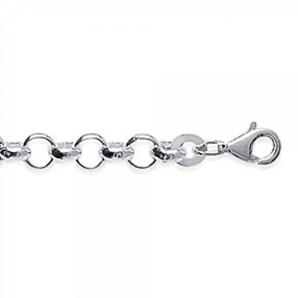 Bracelet chaîne Jaseron Argent Massif - Femme - 19cm