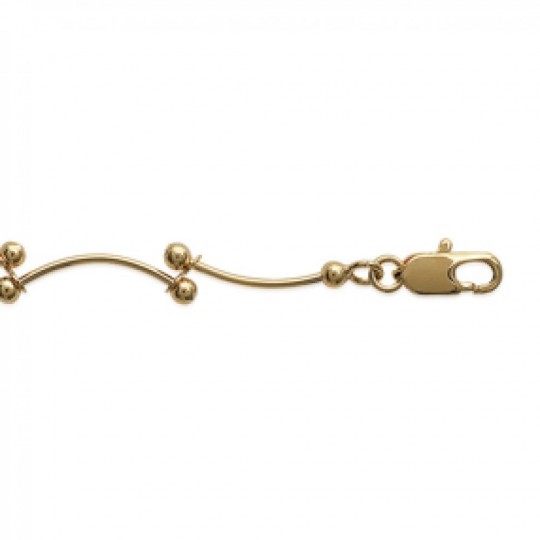 Bracelet chaîne Plaqué Or - Femme - 18cm