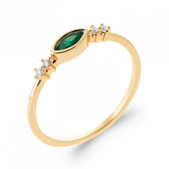 Bague Plaqué or 750/000...