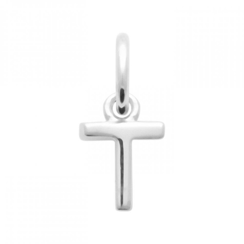 Pendentif Croix Torsadée En Argent Massif 925/1000 Rhodié - Bijouxia Neuf Avec étiquettes