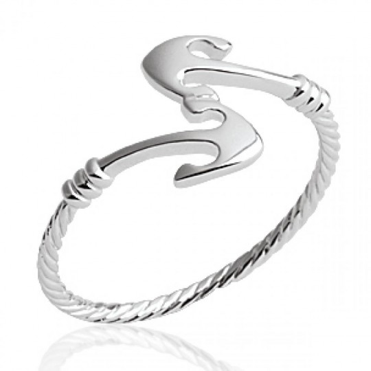 Bague Ancre Argent massif...