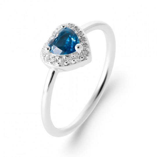 Bague Coeur Argent massif...