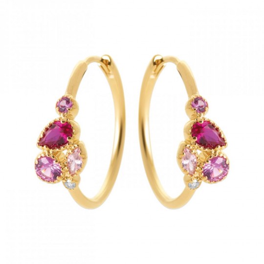 Créoles Plaqué or 750/000...