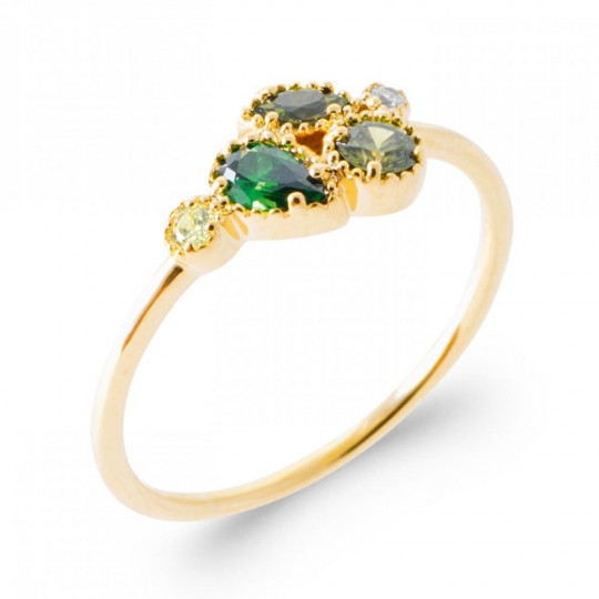 Bague Plaqué or 750/000...