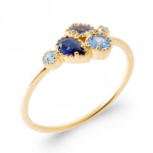 Bague Plaqué or 750/000...