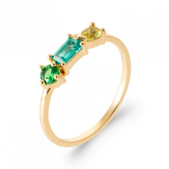 Bague Plaqué or 750/000...