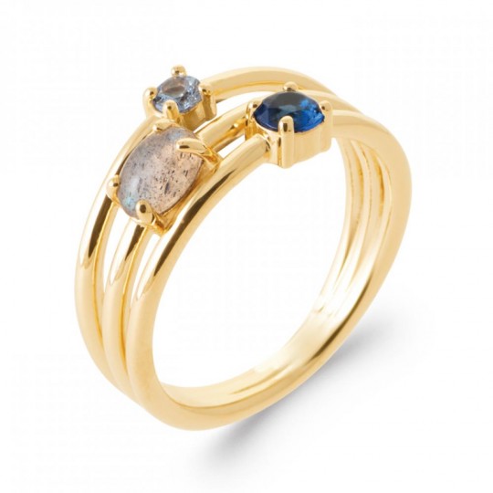 Bague Plaqué or 750/000...