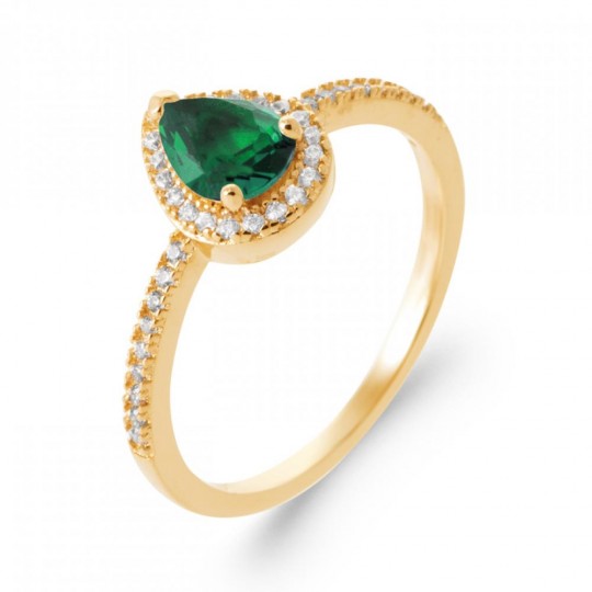 Bague Goutte Plaqué or...