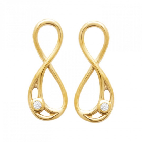 Boucles d'oreilles Infini...
