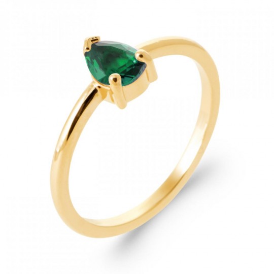 Bague Goutte Plaqué or...