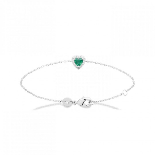 Bracelet Coeur Argent...
