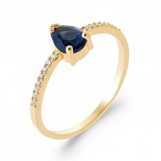 Bague Goutte Plaqué or...