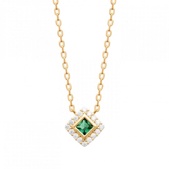 Collier Losange Plaqué or...