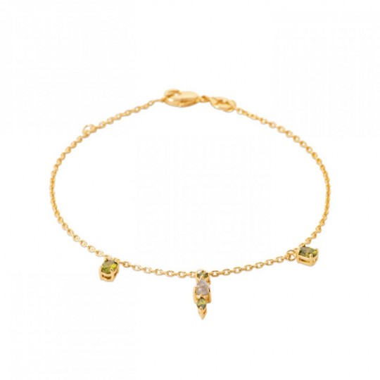 Bracelet Breloques Plaqué...