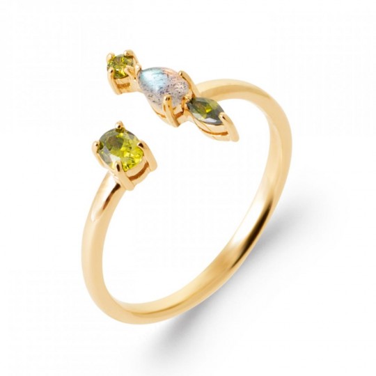 Bague Ouverte Plaqué or...