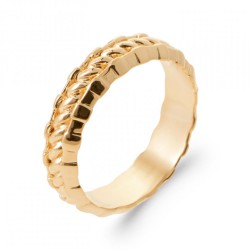 Alliance Torsadée Plaqué or...