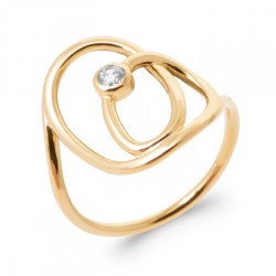Bague Plaqué or 750/000...