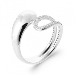 Bague Goutte d'eau Argent...
