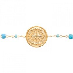 Bracelet Plaqué or 750/000...