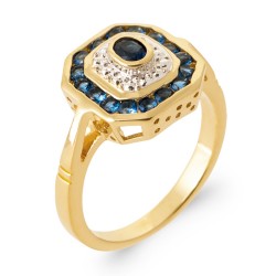 Bague Art déco, Pierres...