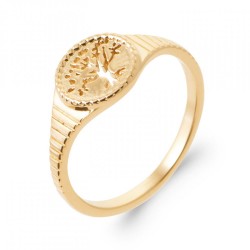 Bague Arbre de Vie Plaqué...