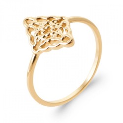 Bague Bohème Plaqué or 750/000