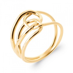 Bague Croisée Enlacée...