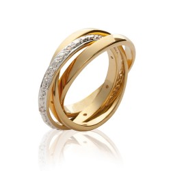 Alliance 3 anneaux Plaqué...