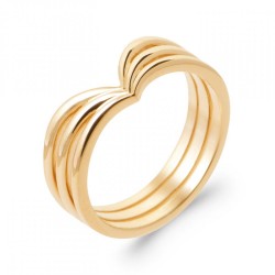 Bague Plaqué or 750/000