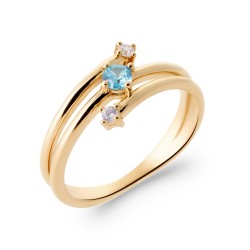 Bague Plaqué or 750...