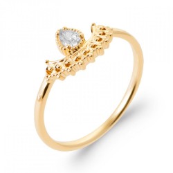 Bague Plaqué or 750/000...
