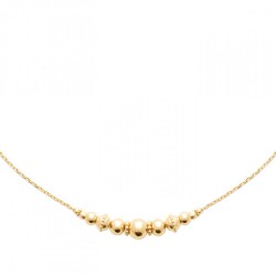 Collier Boules Plaqué or...