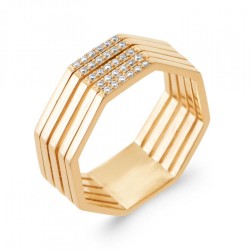 Bague Plaqué or 750/000...