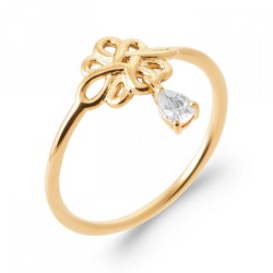 Bague Breloque Plaqué or...