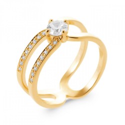 Bague Plaqué or 750/000...