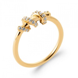 Bague Spirale Plaqué or...