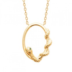 Collier Serpent Plaqué or...